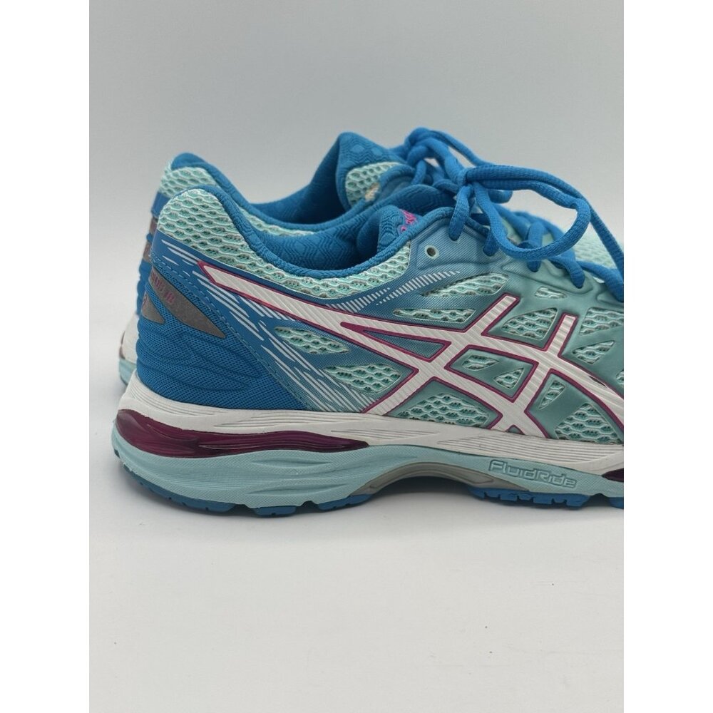 Asics Gel-Cumulus 18 Women Size 8.5  Teal Blue Running Shoes Athletic Sneakers - Picture 10 of 13